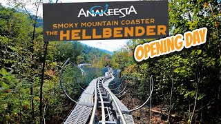 OPENING DAY ON THE HELLBENDER MOUNTAIN COASTER Anakeesta’s New Coaster & Stone Village
