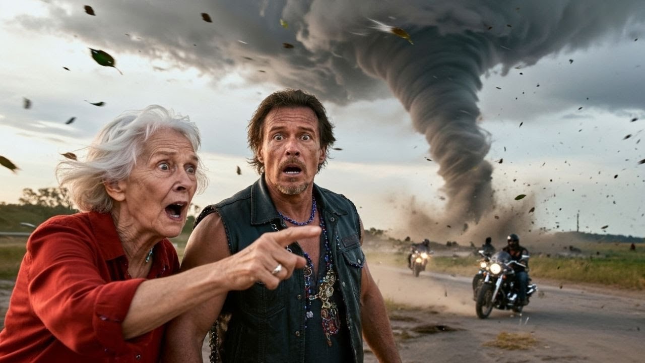 Elderly Woman Screamed for Help as the Tornado Approached—300 Bikers Came to Her Rescue