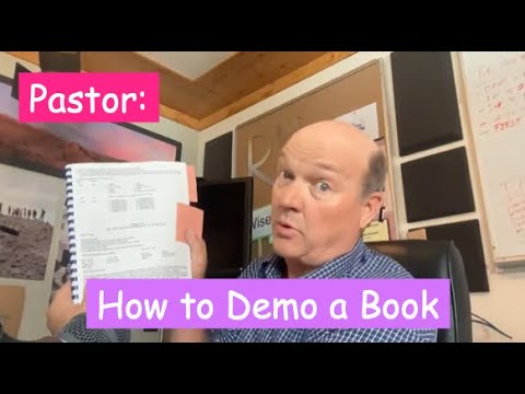 How to Demo a Book in a Sermon