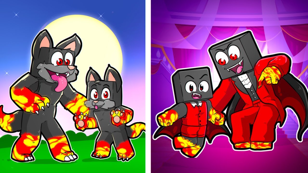 VAMPIRO vs LOBISOMEM no MINECRAFT