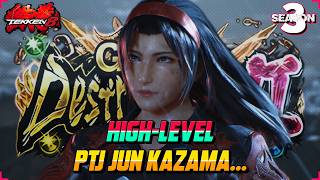 T8 Season 3 – PTJ World Best Jun Kazama Unbeatable Gameplay!