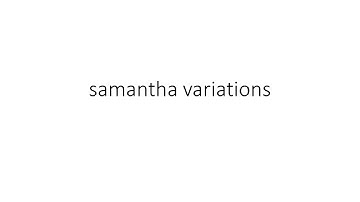 Samantha Variations - clogging step practice