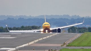 20 MINUTES of TAKEOFFS and LANDINGS at East Midlands Airport [EMA/EGNX]