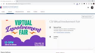 How to Navigate the Virtual Involvement Fair