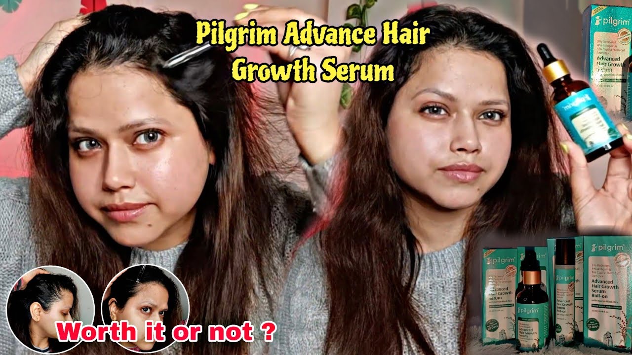 PILGRIM Advance Hair Growth Serum With Redensyl, Anagain, Korean Black Rice | Best Hair Growth Serum