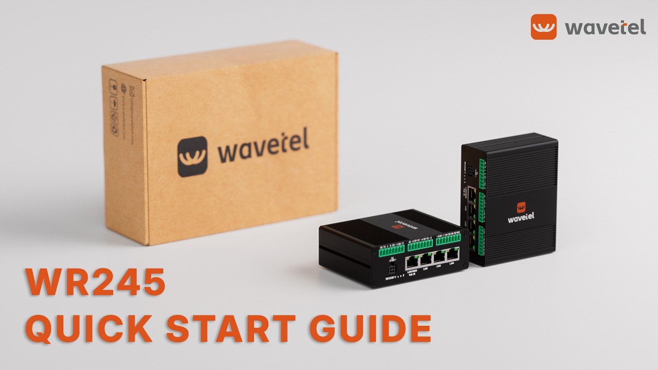 Toob Router Quick Start WR245 Cellular Industrial Router Quick Start Guide - YouTube