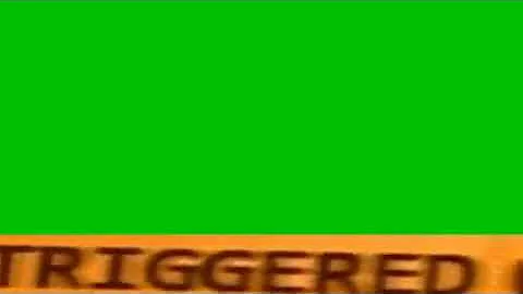 Triggered ||copyright free green screen animation||