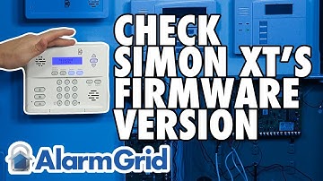 Checking The Simon XT Firmware Version Number