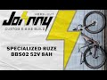 Custom ebike build specialized ruze w 52v 8ah saddle bag battery and a bafang bbs02 750w mid drive