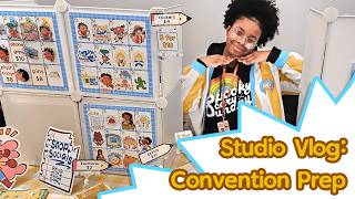 Studio Vlog  07✨ | Artist Alley Prep | Uchicon-2026 | todooi ✏️