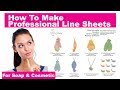 How To Make A Line Sheet for Soap & COsmetic Businesses