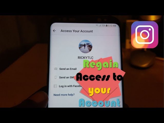 Easily Get Back Your Instagram Account Youtube