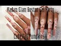 Madam Glam Boston Gel Party PR| Cute Fall Pumpkin Nails