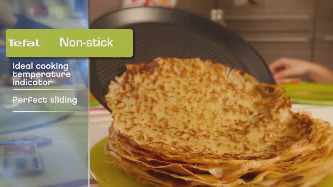Tefal Chefs Frying Pan Non Stick Pancake 25cm (9inch) Titanium T-Fal Tfal Pans