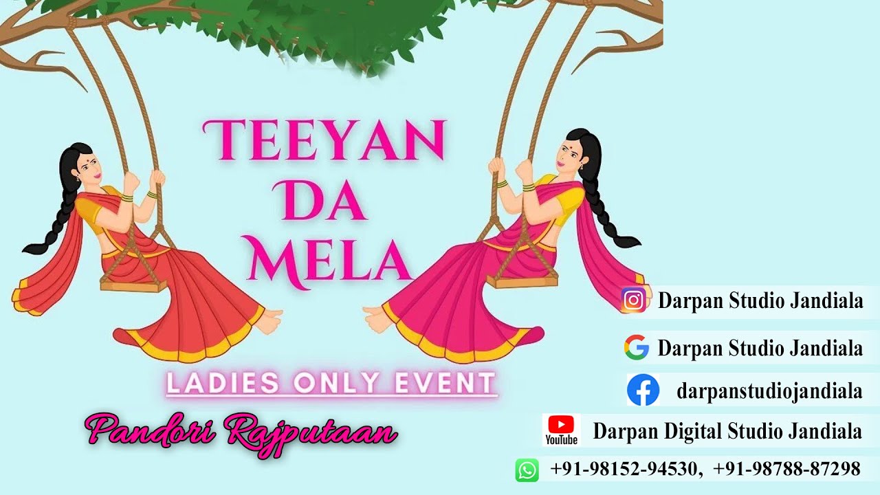 LIVE TEEYAN DA MELA 26.08.23 VPO PANDORI RAJPUTAAN DARPAN STUDIO