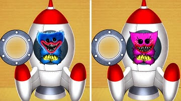 Huggy Wuggy vs Kissy Missy vs Space Mission | Kick the Buddy Mod Poppy Playtime 2 Android Gameplay