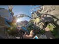 VelociCoaster Front Row VR180 3D POV Jurassic World Universal Orlando VR Roller Coaster #VR180