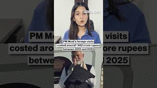 PM Modi Spent ₹462 Crore Rupees On Foreign Visits In Last 5 Years #PMModi