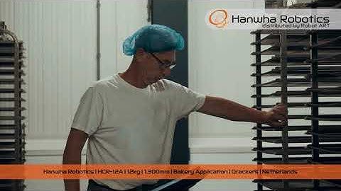 Hanwha Robotics | HCR-12A | Bakery Application | Qrackers | Netherlands