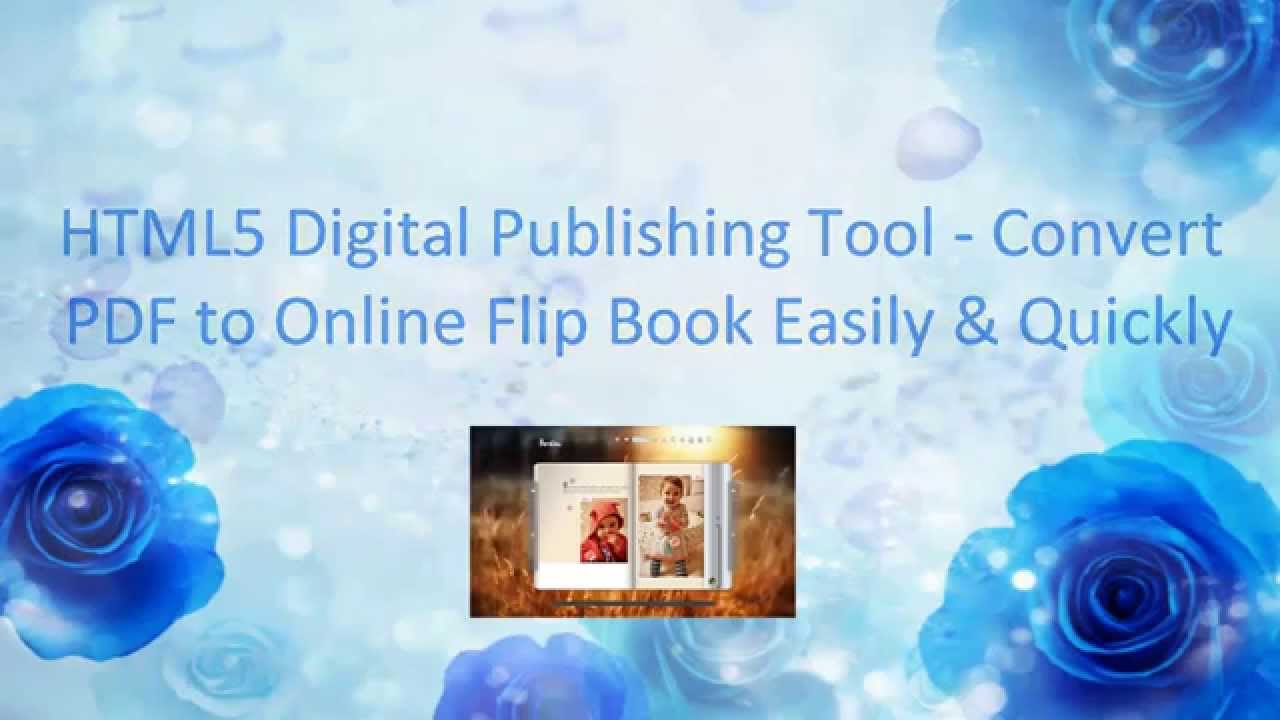 Convert PDF to online flip book with HTML5 digital publishing software PUB HTML5