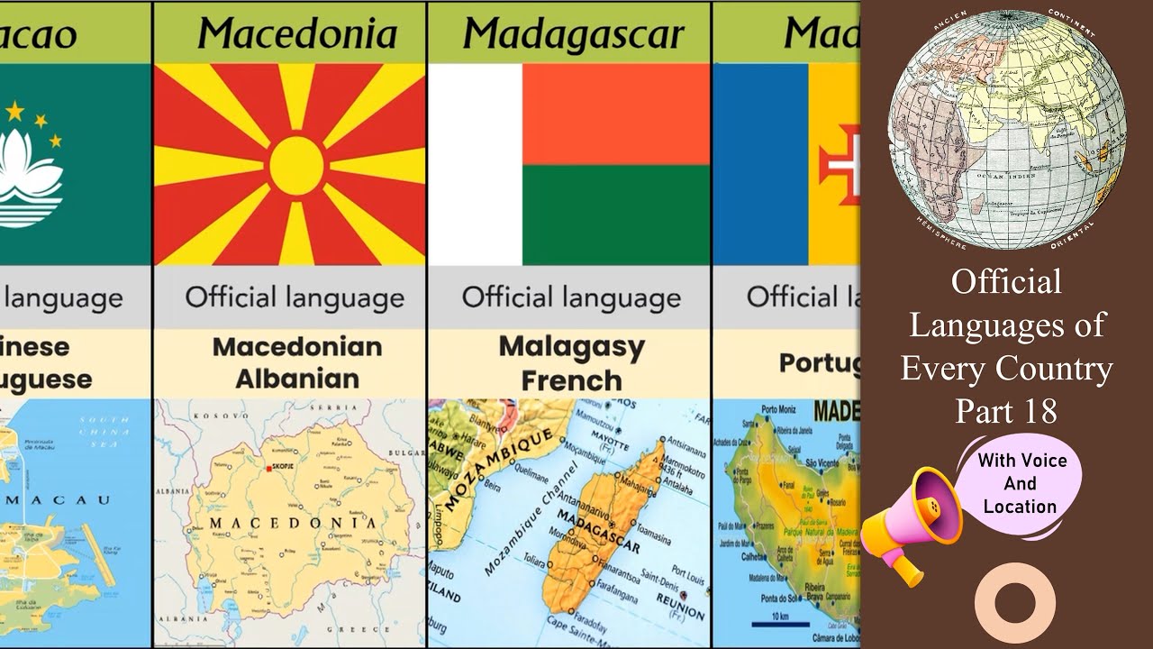 Official Languages Of Every Country Part 18 YouTube Official Languages Of Every Country Part 18 YouTube