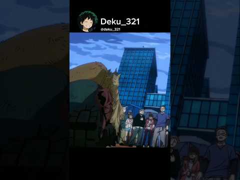 Deku suffered the