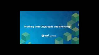 Working with CityEngine and SketchUp