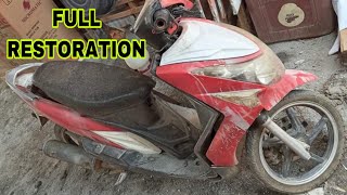 Mio Restoration Full Video | Gy6 Project | TIMELAPSE | MOTOR LIKOT