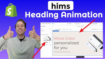 How to Create a Heading Animation in Shopify Inspired by Hims