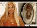 Chloe Ferry exposes her impossibly tiny waist as she strips naked for saucy bath snap