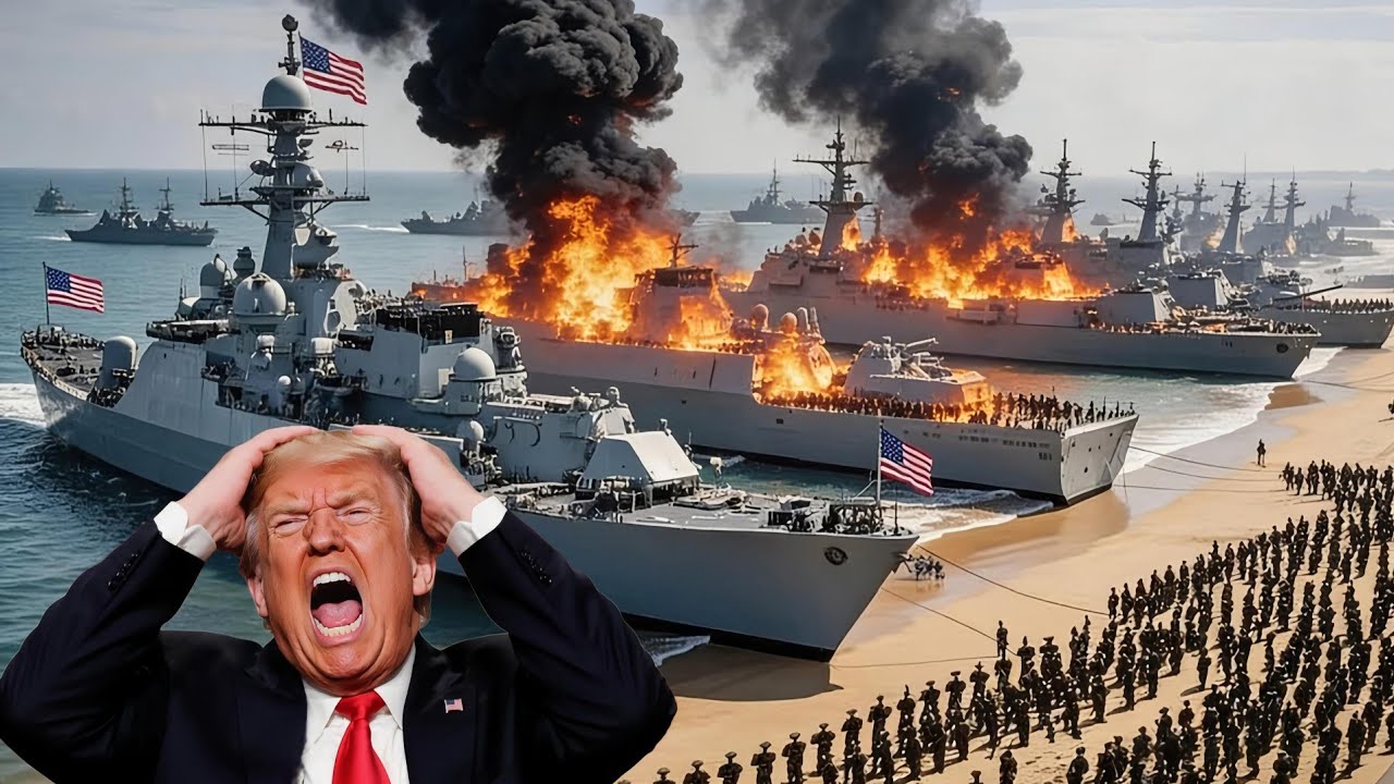 Сегодня произошло следующее! 18 американских военных кораблей, направлявшихся в Украину, были атаков