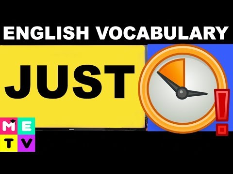 English Vocabulary | JUST