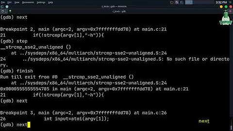 C programming utilities in Linux: GDB