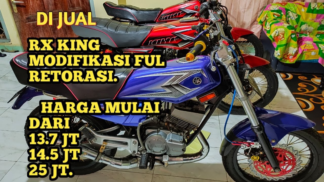 REVIEW RX KING MODIF FULL STYLE JOGJA MERAH BIRU TERGAGAH YouTube