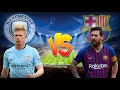 De Bruyne Man City 🆚 Messi Barcelona🔥