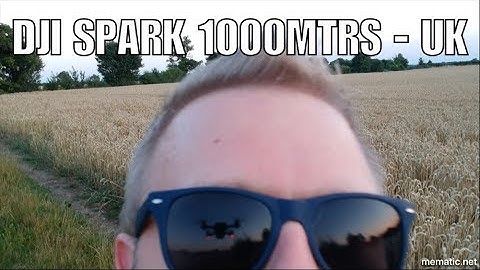 DJI Spark 1000mtrs Flight UK - 2.4ghz