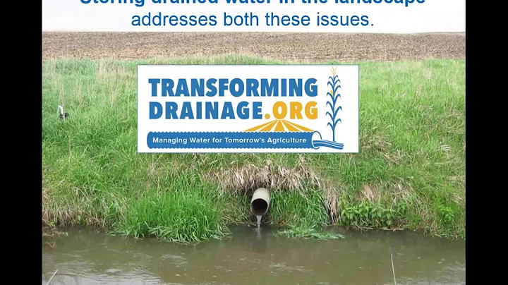 Managing Water to Increase Resiliency of Drained Agricultural Landscapes