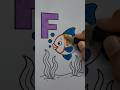 F for Fish 🐟 | Easy Coloring for Kids 🎨 | Fun Drawing &amp; Coloring Video