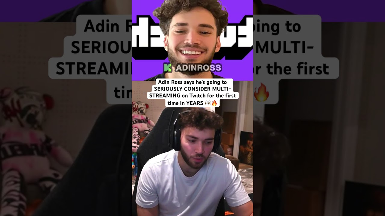 Adin Ross BACK on Twitch 👀🔥 