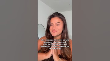 you asked, I answered 🗣️ #languagelearning #bilingual #airlearn