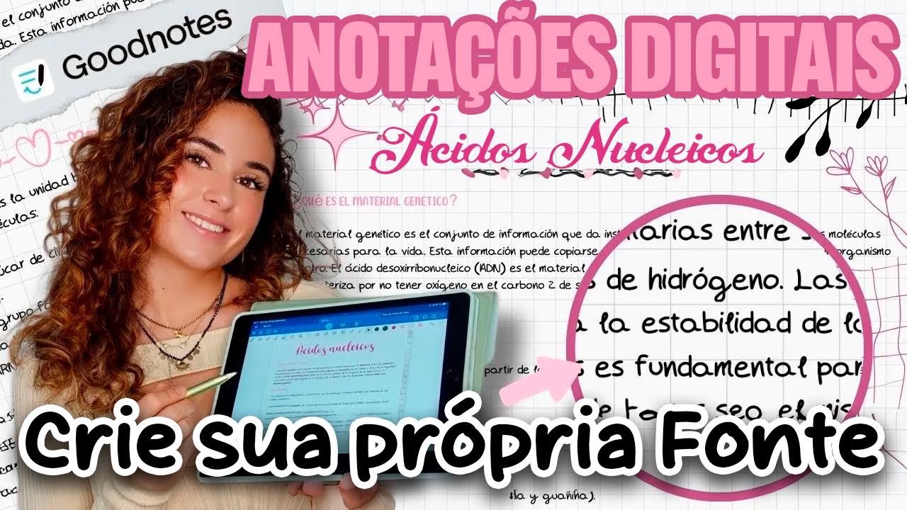 🤫 Meu segredo para anotações digitais e criar sua própria fonte de graça 🖥✨✍️ El Mundo de Clodett