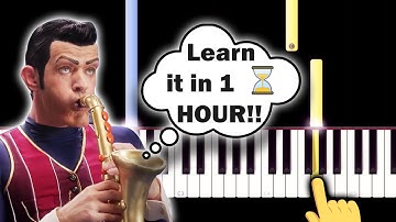 We are Number One MEME song - EASY Piano tutorial