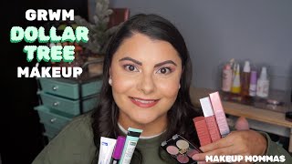 GRWM USING NEW DOLLAR TREE MAKEUP (at least to me)  | Everyday Makeup Look | MakeupMommas