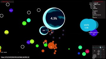 Agar.io x2 Multibox takeover + Splitrun #43