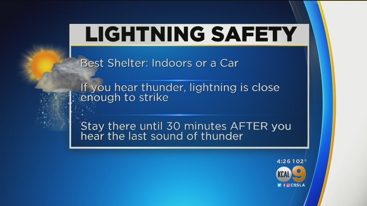 Lightning Safety Tips YouTube