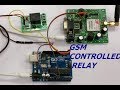 GSM BASED RELAY CONTROL