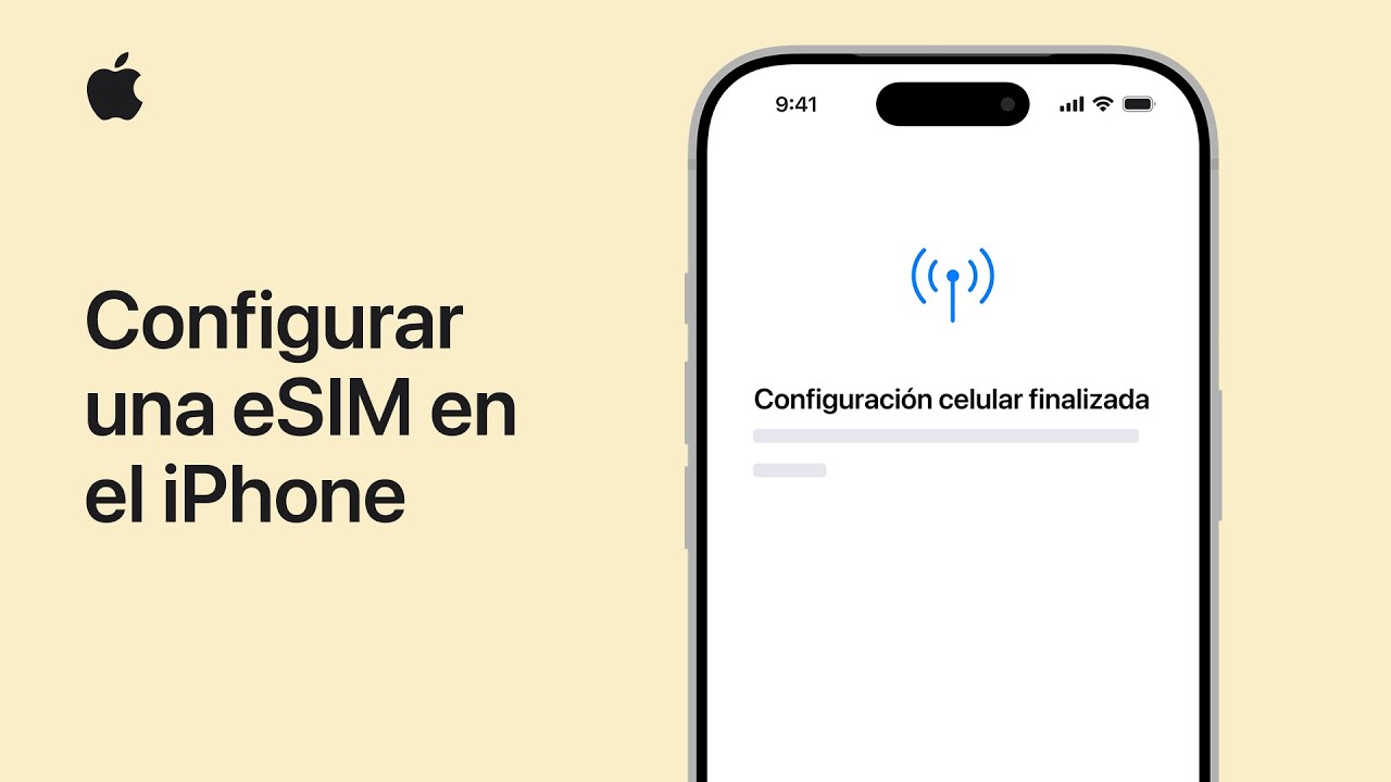 Cómo configurar la eSIM en el iPhone | Soporte técnico de Apple