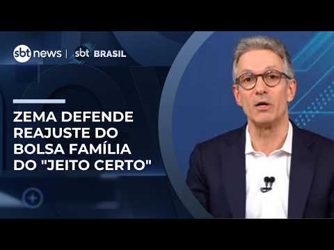 Zema advocates for "the right way" to adjust Bolsa Família | #SBTBrasil