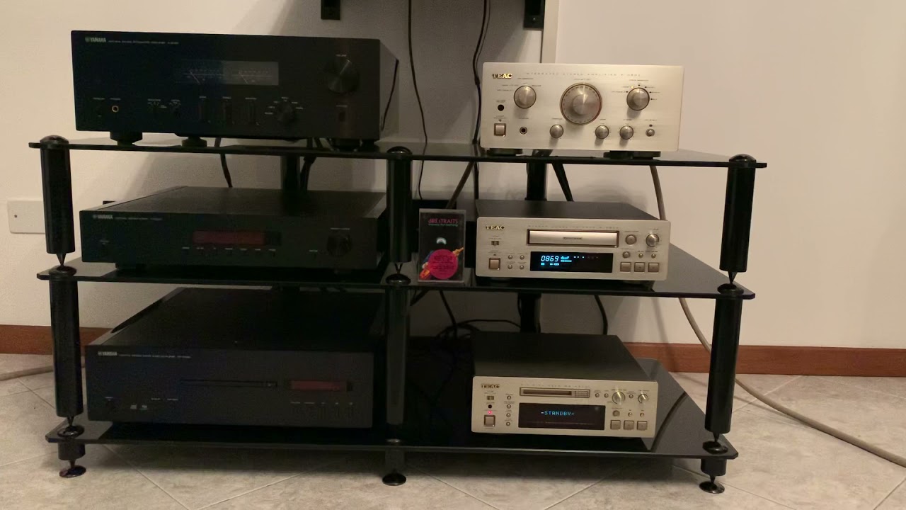 Teac R-H500 cassette deck playing Dire Straits - Money for Nothing