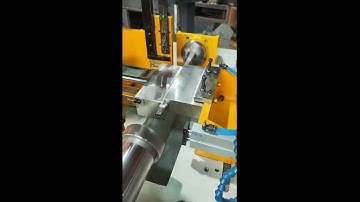 auto loading oval tube swaging machine